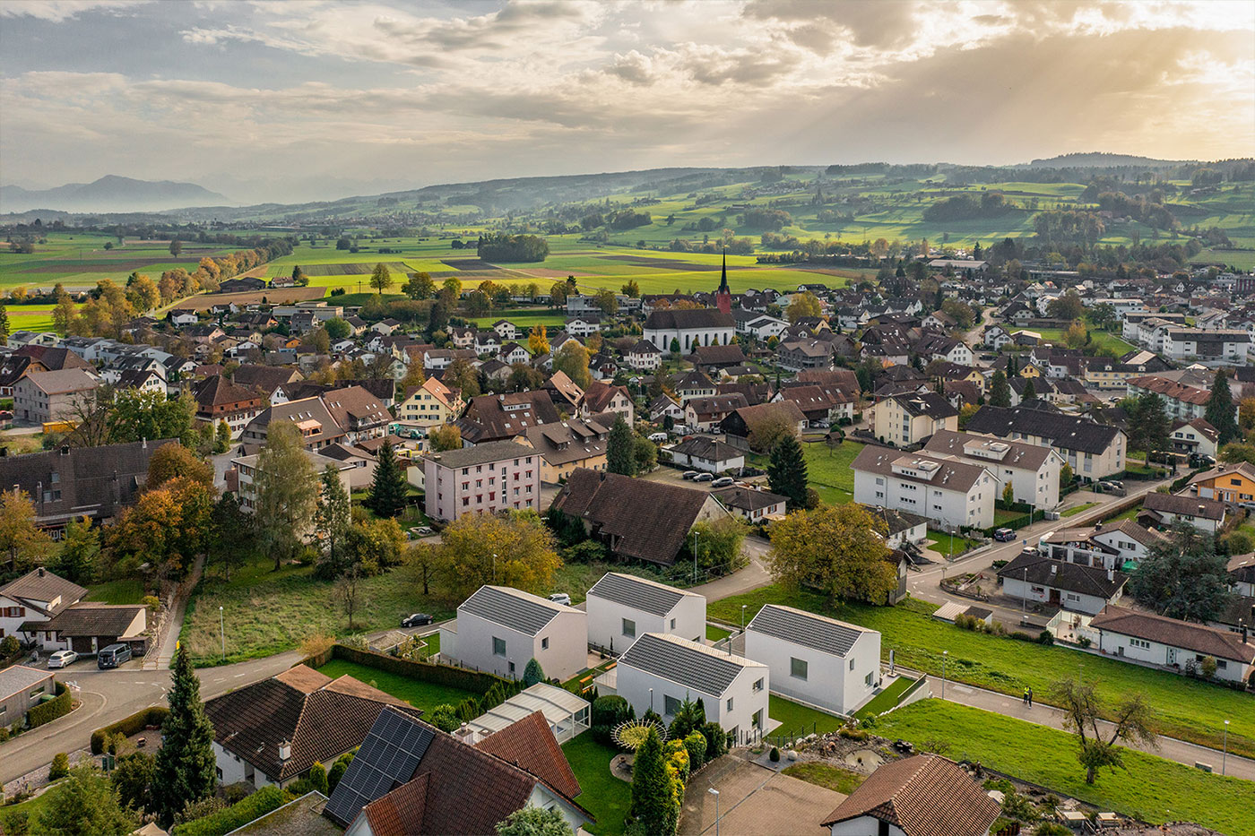 Immobilienfotografie Drohnenaufnahmen Aargau