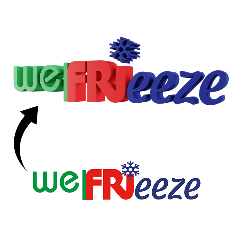 3D-Logo welFRIeeze
