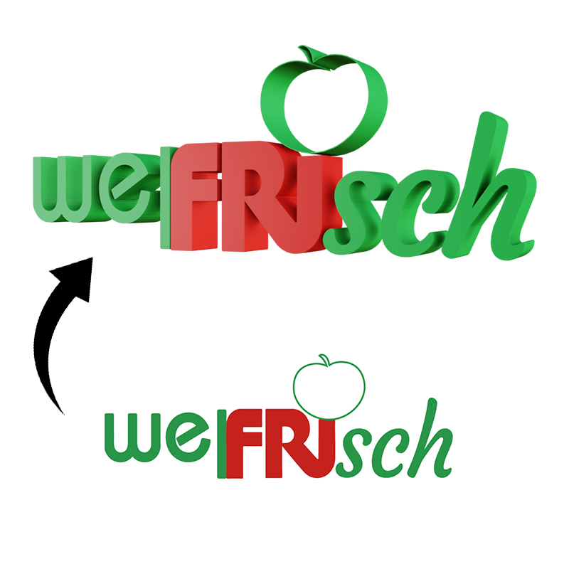 3D-Logo welFRIsch